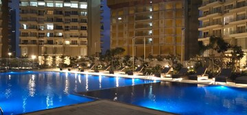 Swimming Pool in 2 BHK Apartment at LnT Crescent Bay T3, Parel – for Rent