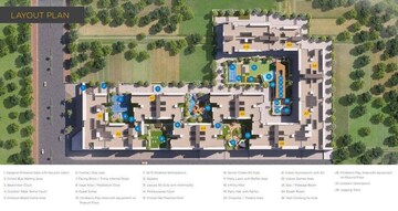 Master Plan in 3 BHK Apartment at Unique Youtopia, Kharadi – for Sale