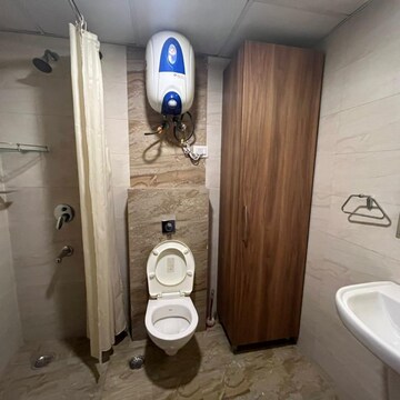 Bathroom in 2 BHK Apartment at Lamane Imperial Heights, Kirsali Gaon – for Rent
