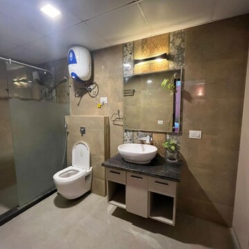 Bathroom in 2 BHK Apartment at Lamane Imperial Heights, Kirsali Gaon – for Rent