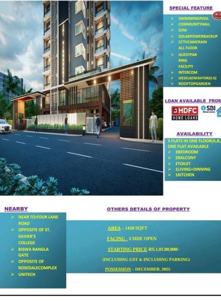 Master Bedroom, new town action area iii 3 Bedroom 1456 Sq.Ft. Builder Floor In New Town Action AreA Iii Kolkata 8442839