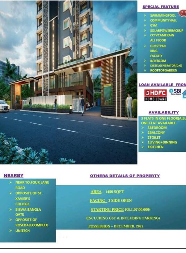 Master Bedroom, new town action area iii 3 Bedroom 1456 Sq.Ft. Builder Floor In New Town Action AreA Iii Kolkata 8442839