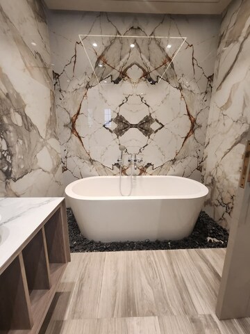 Bathroom in Studio Builder Floor at Sector 21 – for Rent