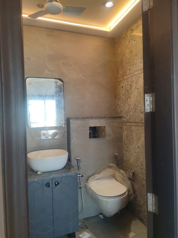 Bathroom in 3 BHK Builder Floor at DLF Atria, Dlf Phase ii – for Rent