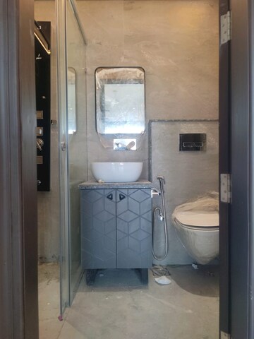 Bathroom in 3 BHK Builder Floor at DLF Atria, Dlf Phase ii – for Rent