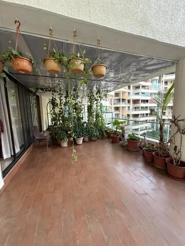 Balcony in 3.5 BHK Apartment at Ekta California, Nibm Road – for Sale