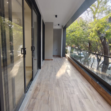 Balcony in 4 BHK Builder Floor at Boutique Residential Apartments G-88, Saket – for Sale