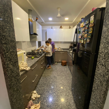 Kitchen in 4 BHK Builder Floor at Greater Kailash ii – for Rent