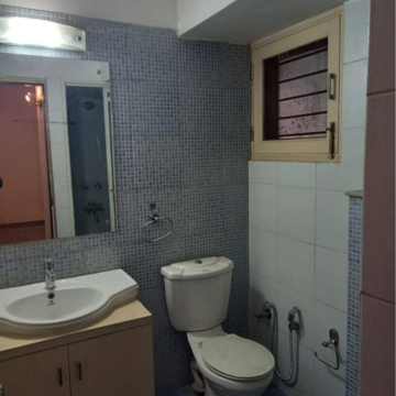 Bathroom in 3 BHK Builder Floor at Geetanjali Enclave – for Rent