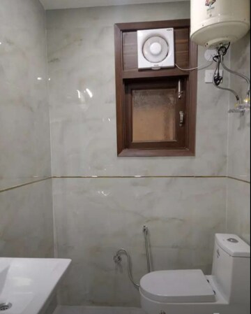 Bathroom in 1 BHK Builder Floor at Kishangarh – for Rent