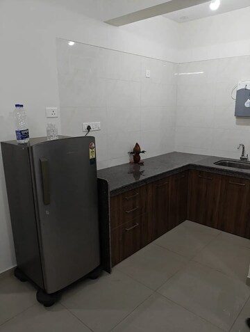 Kitchen in 1 RK Apartment at Duville Riverdale Suites, Kharadi – for Rent