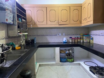 Kitchen in 3 BHK Builder Floor at Huda Market, Sector 31 – for Rent