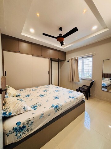 Bedroom in 2 BHK Apartment at Rachana residency Masjid Banda, Kondapur – for Rent