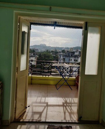 Balcony in 1 BHK Apartment at Om Ideal Park, Kothrud – for Rent