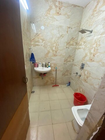 Bathroom in 2 BHK Builder Floor at Lajpat Nagar – for Rent
