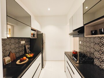 Kitchen in 1 BHK Apartment at Lodha Amara, Kolshet Road – for Sale