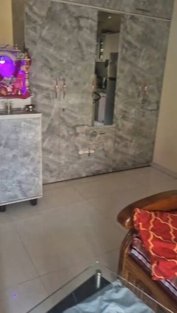 Bathroom in 1 BHK Apartment at DV Shree Shashwat, Dahisar East – for Rent