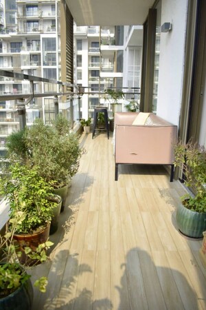 Balcony in 3.5 BHK Apartment at M3M Golf Estate, Sector 65 – for Sale