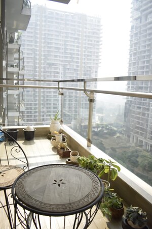 Balcony in 3.5 BHK Apartment at M3M Golf Estate, Sector 65 – for Sale
