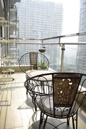 Balcony in 3.5 BHK Apartment at M3M Golf Estate, Sector 65 – for Sale