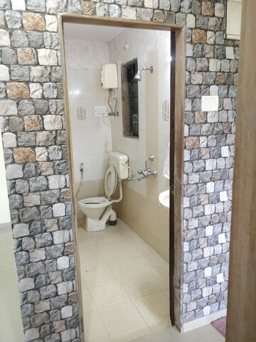 Bathroom in 2 BHK Apartment at Raj Paradise B Wing CHS Ltd, Andheri East – for Rent