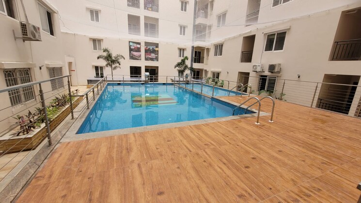 Swimming Pool, sowparnika-the-columns Studio 330 Sq.Ft. Apartment In Whitefield Bangalore 8443966