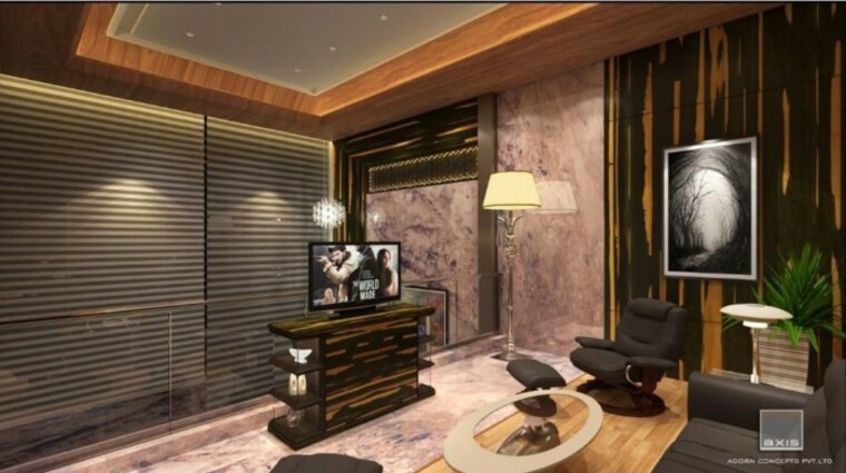 Living Room, oberoi-exquisite-goregaon 4 Bedroom 2600 Sq.Ft. Apartment In Goregaon East Mumbai 8444018