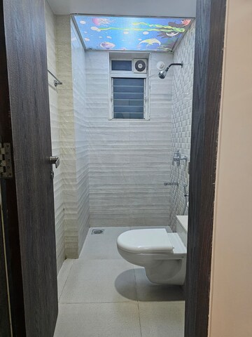 Bathroom in 3 BHK Apartment at Seawoods – for Rent