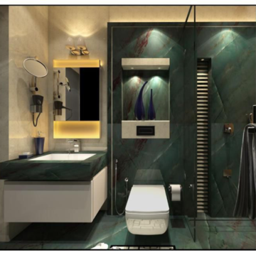 Team Area in 3 BHK Apartment at Oberoi Realty Esquire, Gokuldham Colony – for Rent