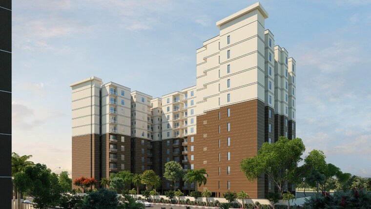 Exterior View, kgk-aayam 2 Bedroom 660 Sq.Ft. Apartment In Tonk Road Jaipur 8444344