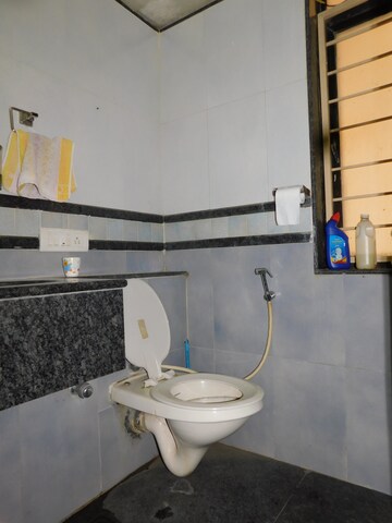 Bathroom in 2 BHK Apartment at Goyal Lakshchandi Heights, Goregaon East – for Rent