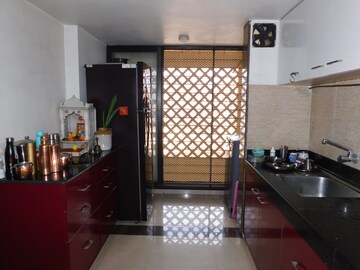 Kitchen in 2 BHK Apartment at Goyal Lakshchandi Heights, Goregaon East – for Rent