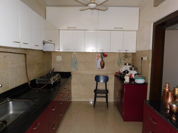 Kitchen in 2 BHK Apartment at Goyal Lakshchandi Heights, Goregaon East – for Rent