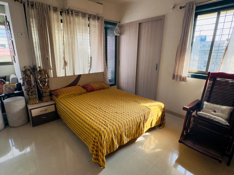 Master Bedroom, simran-society 3 Bedroom 1700 Sq.Ft. Penthouse In Naupada Thane 8444559