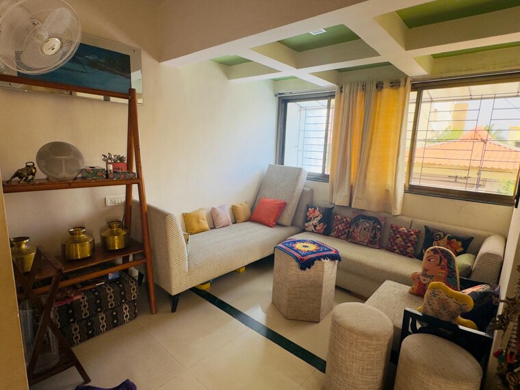 Living Room, simran-society 3 Bedroom 1700 Sq.Ft. Penthouse In Naupada Thane 8444559