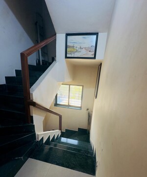 Staircase in 3 BHK Penthouse at Simran Society, Naupada – for Sale