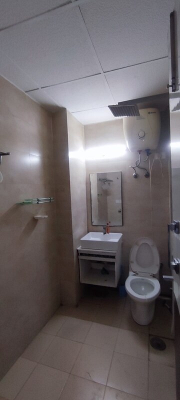 Bathroom in 3 BHK Apartment at Rajhans Plaza, Ahinsa Khand ii – for Rent