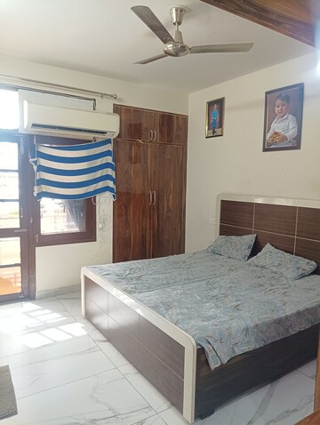 Bedroom in 2 BHK Builder Floor at MS Enclave Zirakpur, Dhakoli Village – for Rent