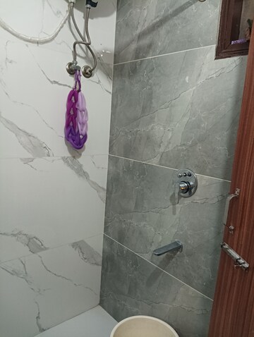Bathroom in 2 BHK Builder Floor at MS Enclave Zirakpur, Dhakoli Village – for Rent
