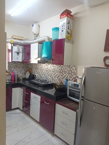 Kitchen in 2 BHK Builder Floor at MS Enclave Zirakpur, Dhakoli Village – for Rent