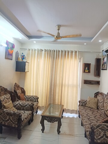Living Room in 2 BHK Builder Floor at MS Enclave Zirakpur, Dhakoli Village – for Rent