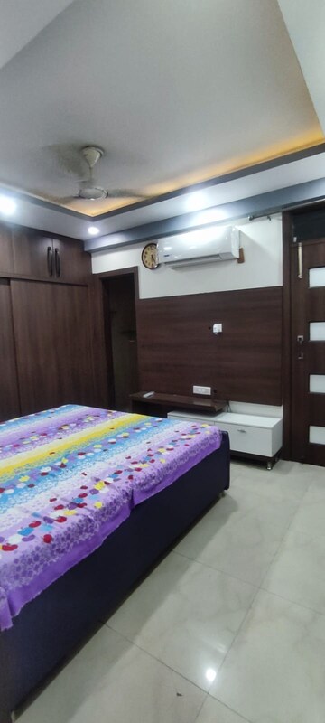 Bedroom in 3 BHK Apartment at Rajhans Premier Towers, Indrapuram – for Rent