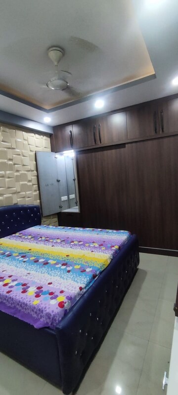 Bedroom in 3 BHK Apartment at Rajhans Premier Towers, Indrapuram – for Rent