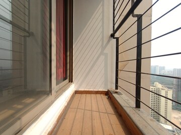 Balcony in 1 BHK Apartment at Runwal Eirene, Balkum Pada – for Rent