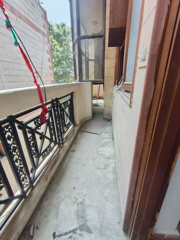 Balcony in 3 BHK Builder Floor at Malviya Nagar – for Rent