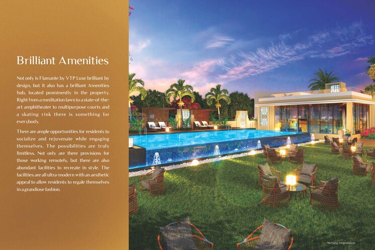 Master Bedroom, vtp-flamante 4 Bedroom 1793 Sq.Ft. Apartment In Kharadi Pune 8444882