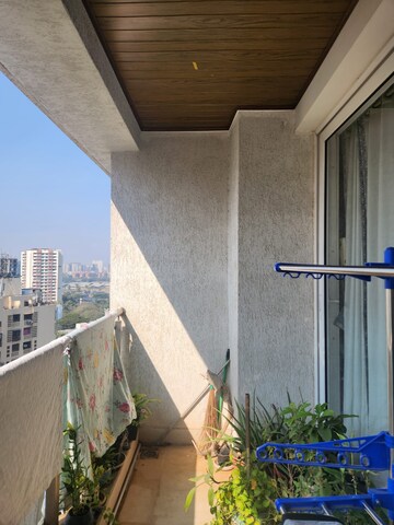 Balcony in 3 BHK Apartment at Godrej Serenity, Chembur – for Rent