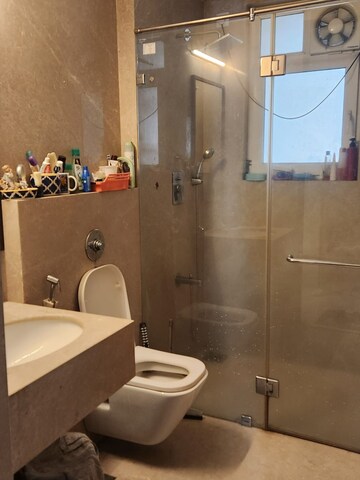 Bathroom in 3 BHK Apartment at Godrej Serenity, Chembur – for Rent