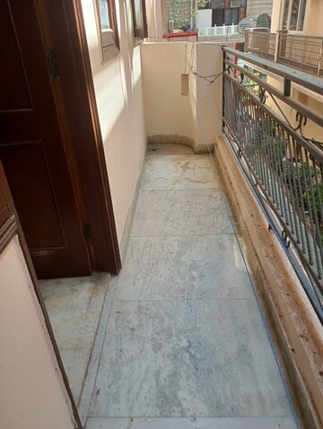 Balcony in 2 BHK Builder Floor at Lajpat Nagar ii – for Rent