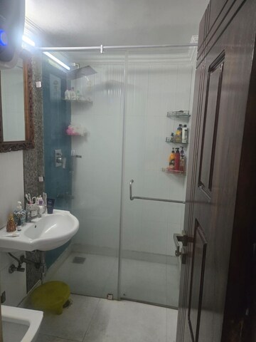 Bathroom in 3 BHK Apartment at Sector 22 Dwarka – for Rent